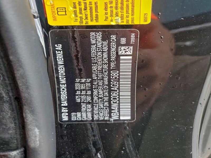 Продаж на аукціоні авто 2020 Bmw 430i, vin: WBA4W3C06LAG91580, номер лоту: 93705975