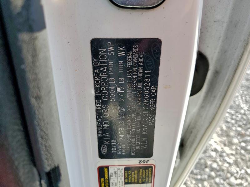 94353695 :رقم المزاد ، KNAE35LC2K6052811 vin ، 2019 Kia Stinger Gt مزاد بيع