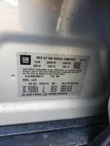 92659445 :رقم المزاد ، KL4CJBSB4JB682112 vin ، 2018 Buick Encore مزاد بيع