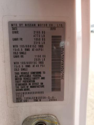Aukcja sprzedaży 2019 Nissan Nv200 2.5s, vin: 3N6CM0KN6KK699895, numer aukcji: 90360355