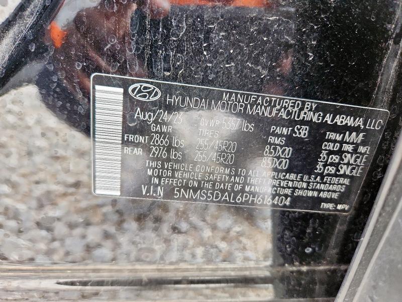 Aukcja sprzedaży 2023 Hyundai Santa Fe C, vin: 5NMS5DAL6PH616404, numer aukcji: 93379655
