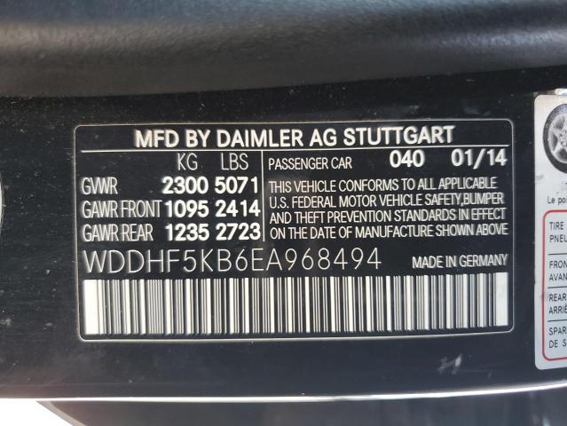 Aukcja sprzedaży 2014 Mercedes-benz E, vin: WDDHF5KB6EA968494, numer aukcji: 93353385