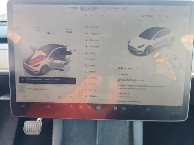 Aukcja sprzedaży 2024 Tesla Model Y, vin: 7SAYGDED0RF055390, numer aukcji: 93703835