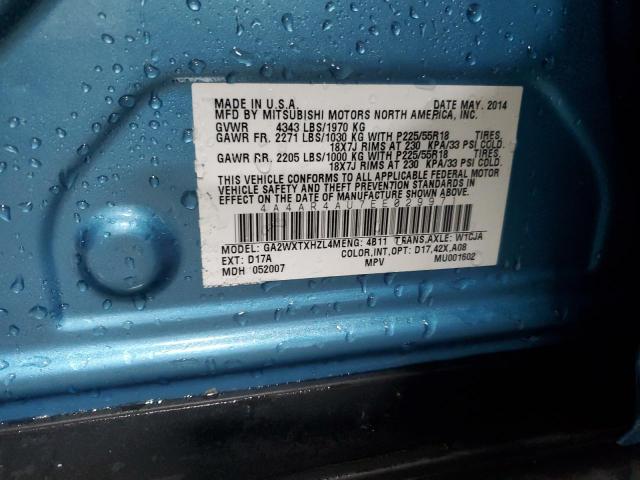 Aukcja sprzedaży 2014 Mitsubishi Outlander Sport, vin: 4A4AR4AU7EE029971, numer aukcji: 91612595