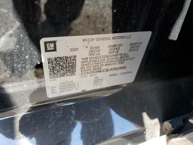 Aukcja sprzedaży 2020 Chevrolet Suburban, vin: 1GNSKHKC3LR302849, numer aukcji: 91473895