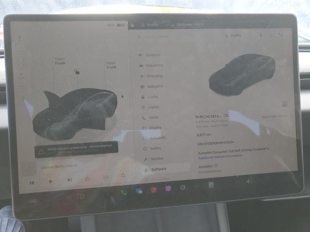 Aukcja sprzedaży 2025 Tesla Model 3, vin: 5YJ3E1EB3SF011044, numer aukcji: 91894275