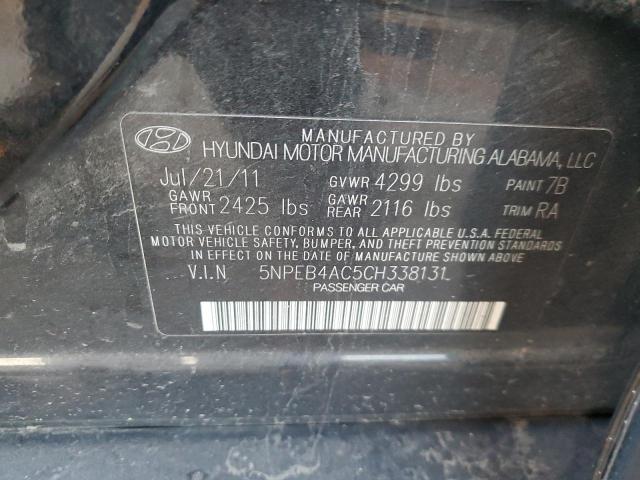 Aukcja sprzedaży 2012 Hyundai Sonata, vin: 5NPEB4AC5CH338131, numer aukcji: 91571735