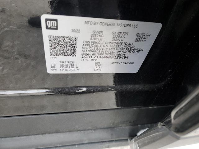 Aukcja sprzedaży 2023 Cadillac Xt4 Premiu, vin: 1GYFZCR49PF126494, numer aukcji: 92229235