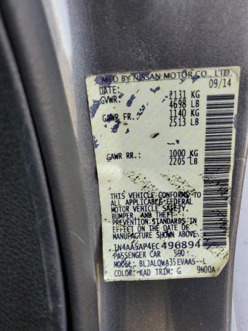 Продажа на аукционе авто 2014 Nissan Maxima, vin: 1N4AA5AP4EC496894, номер лота: 91520685