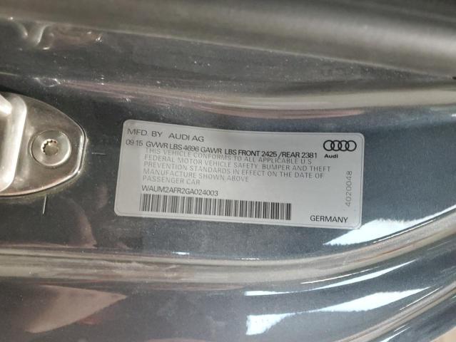 Aukcja sprzedaży 2016 Audi A5, vin: WAUM2AFR2GA024003, numer aukcji: 92343765
