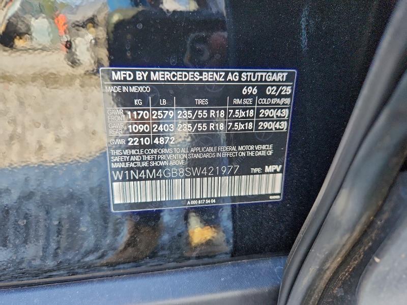 Продажа на аукционе авто 2025 Mercedes-benz Glb 250, vin: W1N4M4GB8SW421977, номер лота: 90919885