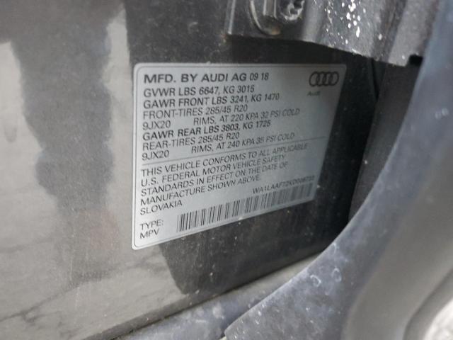 Продаж на аукціоні авто 2019 Audi Q7, vin: WA1LAAF72KD006733, номер лоту: 93307655