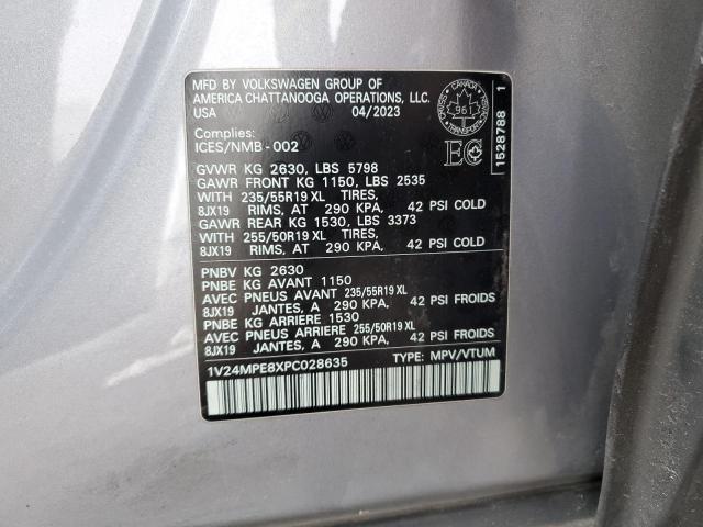 2023 Volkswagen Id.4 მანქანა იყიდება აუქციონზე, vin: 1V24MPE8XPC028635, აუქციონის ნომერი: 93046345