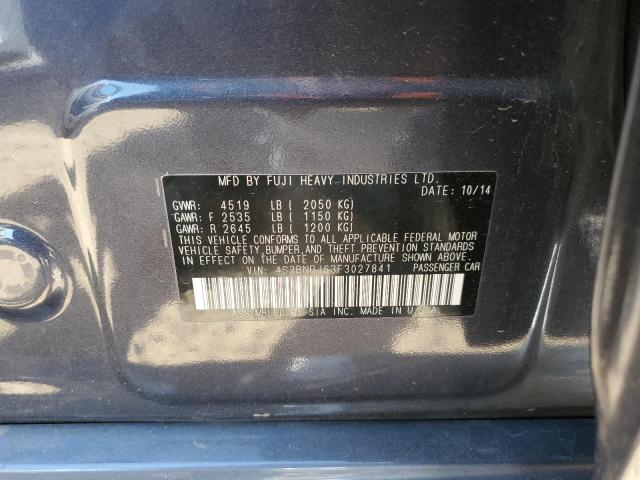 92914175 :رقم المزاد ، 4S3BNBJ63F3027841 vin ، 2015 Subaru Legacy 2.5 مزاد بيع
