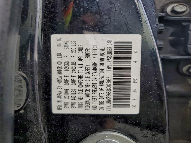 Продаж на аукціоні авто 2008 Honda Accord, vin: JHMCP26888C023052, номер лоту: 93878355