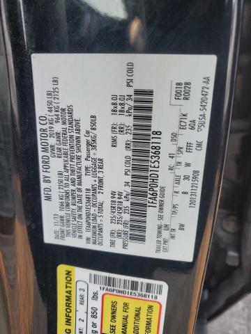 Продажа на аукционе авто 2014 Ford Fusion Se, vin: 1FA6P0HD1E5368118, номер лота: 91188905