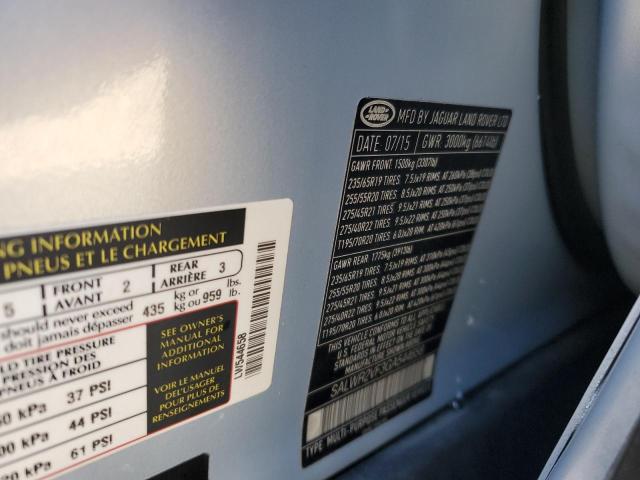 93078795 :رقم المزاد ، SALWR2VF3GA544658 vin ، 2016 Land Rover Range Rover Sport مزاد بيع
