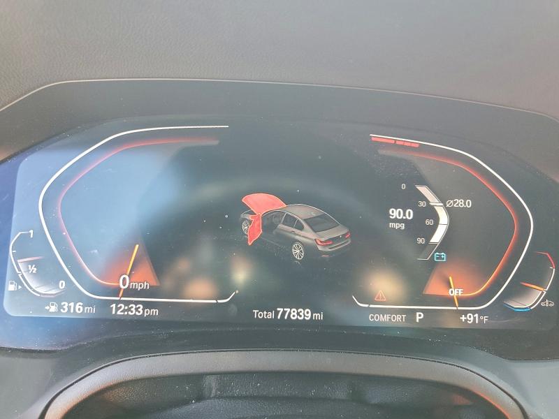 94536775 :رقم المزاد ، 3MW5R1J07L8B34625 vin ، 2020 Bmw 330i مزاد بيع