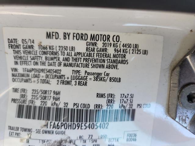 Aukcja sprzedaży 2014 Ford Fusion Se, vin: 1FA6P0HD9E5405402, numer aukcji: 92799985