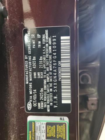 Продаж на аукціоні авто 2015 Kia Optima Ex, vin: 5XXGN4A76FG410991, номер лоту: 93182675