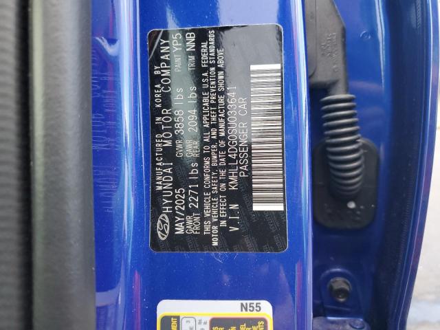 93715575 :رقم المزاد ، KMHLL4DG0SU033641 vin ، 2025 Hyundai Elantra مزاد بيع