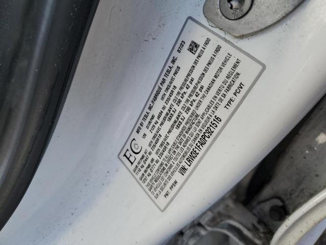Продажа на аукционе авто 2023 Tesla Model 3, vin: LRW3E1FA0PC921516, номер лота: 92906455