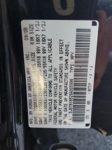 Aukcja sprzedaży 2009 Acura Rdx Techno, vin: 5J8TB18529A005996, numer aukcji: 90641005