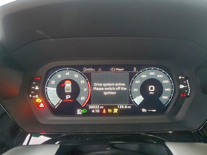 Продаж на аукціоні авто 2022 Audi A3, vin: WAUHUDGY8NA055711, номер лоту: 94388495