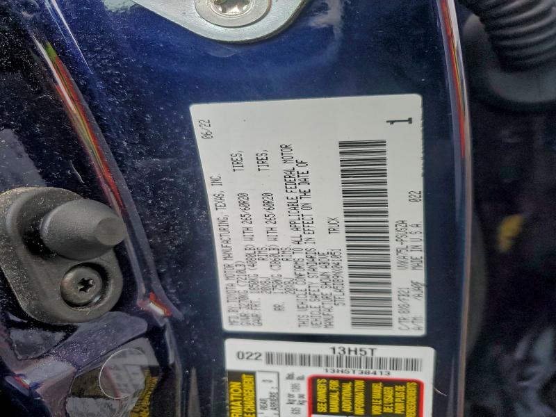 Продажа на аукционе авто 2022 Toyota Tundra Cre, vin: 5TFLA5DB9NX041051, номер лота: 94311555