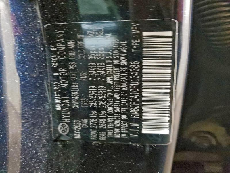 94142105 :رقم المزاد ، KM8JFCA10PU134386 vin ، 2023 Hyundai Tucson Hybrid مزاد بيع