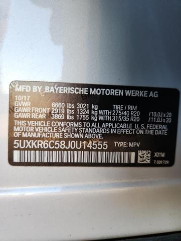 Продаж на аукціоні авто 2018 Bmw X5, vin: 5UXKR6C58J0U14555, номер лоту: 91914735