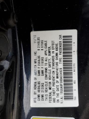 Aukcja sprzedaży 2013 Acura Tl, vin: 19UUA8F58DA004928, numer aukcji: 93553435