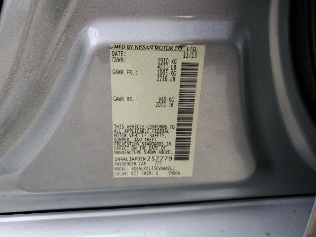 92599715 :رقم المزاد ، 1N4AL3AP0EN257779 vin ، 2014 Nissan Altima 2.5 مزاد بيع