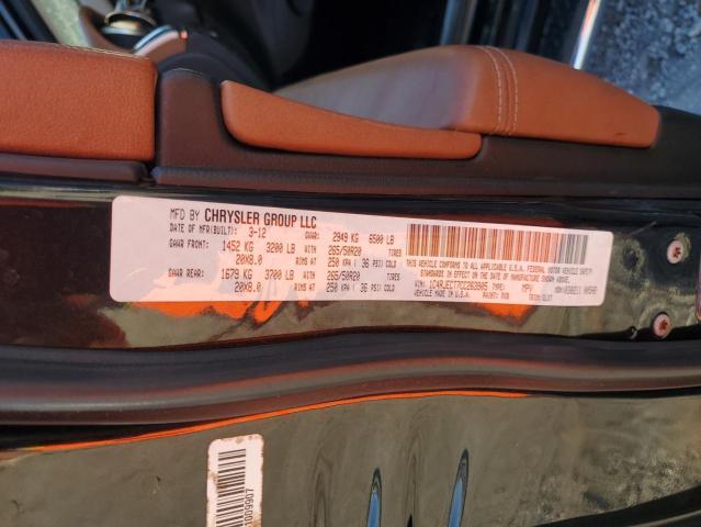 Продажа на аукционе авто 2012 Jeep Grand Cher, vin: 1C4RJECT7CC263905, номер лота: 92398805