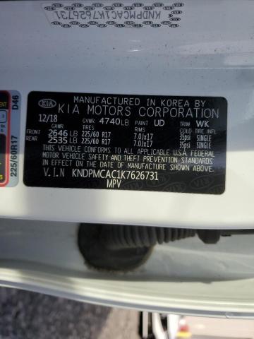 Aukcja sprzedaży 2019 Kia Sportage, vin: KNDPMCAC1K7626731, numer aukcji: 92528955