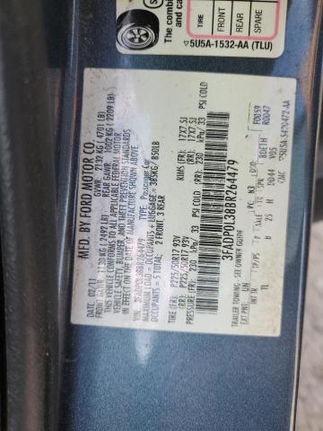Aukcja sprzedaży 2011 Ford Fusion Hyb, vin: 3FADP0L38BR264479, numer aukcji: 91651055