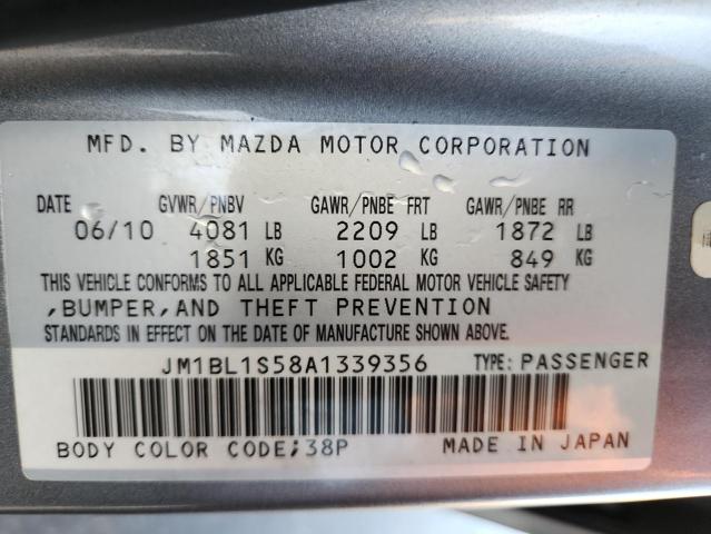 2010 Mazda 3 მანქანა იყიდება აუქციონზე, vin: JM1BL1S58A1339356, აუქციონის ნომერი: 90950205