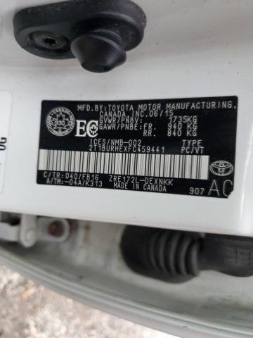91258415 :رقم المزاد ، 2T1BURHEXFC459441 vin ، 2015 Toyota Corolla مزاد بيع