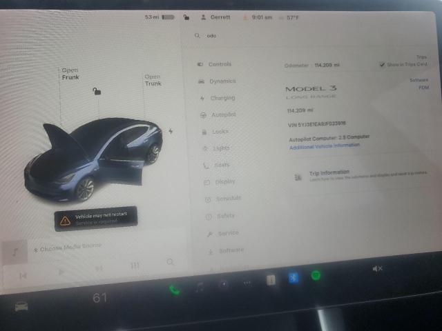 91260665 :رقم المزاد ، 5YJ3E1EA9JF023916 vin ، 2018 Tesla Model 3 مزاد بيع