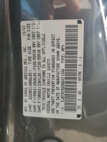 Продаж на аукціоні авто 2008 Acura Rdx, vin: 5J8TB182X8A011064, номер лоту: 91236625