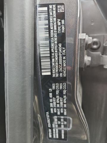 2017 Jeep Renegade მანქანა იყიდება აუქციონზე, vin: ZACCJBBB9HPG49340, აუქციონის ნომერი: 93256345