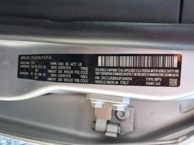 Продаж на аукціоні авто 2018 Jeep Renegade, vin: ZACCJABB4JPJ04854, номер лоту: 93862515