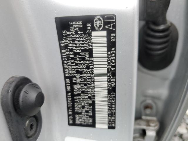 91890215 :رقم المزاد ، 2T1BURHE4GC529470 vin ، 2016 Toyota Corolla مزاد بيع