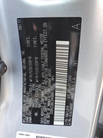 93194145 :رقم المزاد ، 5TDYZ3DC2HS886152 vin ، 2017 Toyota Sienna مزاد بيع
