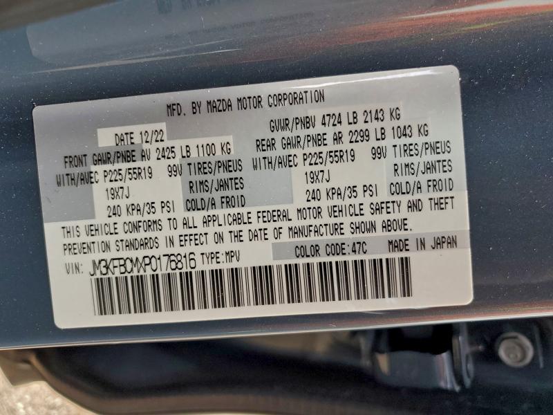 Aukcja sprzedaży 2023 Mazda Cx-5, vin: JM3KFBCMXP0176816, numer aukcji: 94254645