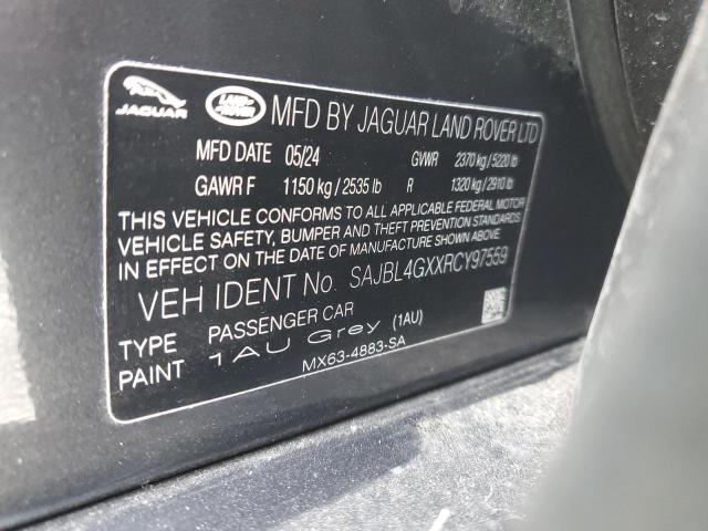 92665875 :رقم المزاد ، SAJBL4GXXRCY97559 vin ، 2024 Jaguar Xf R-dynam مزاد بيع