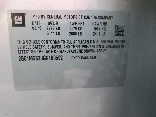 Aukcja sprzedaży 2016 Cadillac Xts, vin: 2G61M5S30G9180502, numer aukcji: 91486345