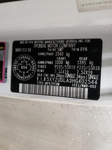 Aukcja sprzedaży 2017 Hyundai Santa Fe Sport, vin: 5XYZUDLA3HG402544, numer aukcji: 93027575