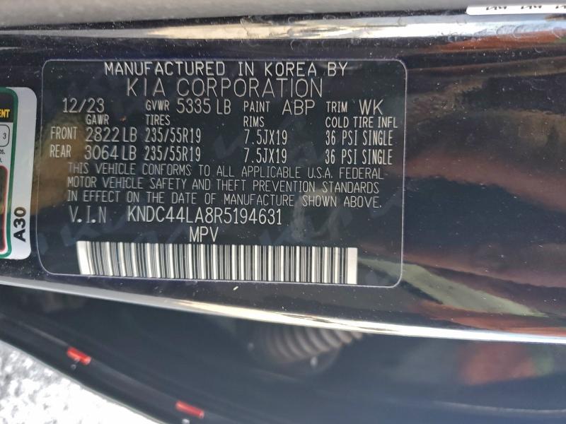 Продажа на аукционе авто 2024 Kia Ev6, vin: KNDC44LA8R5194631, номер лота: 94118065