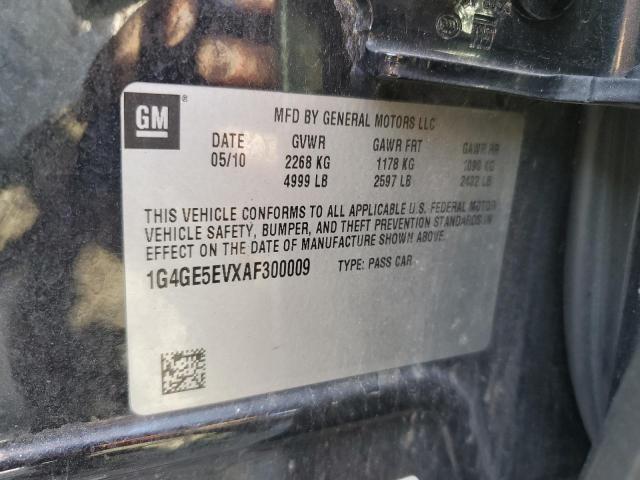 92410445 :رقم المزاد ، 1G4GE5EVXAF300009 vin ، 2010 Buick Lacrosse مزاد بيع
